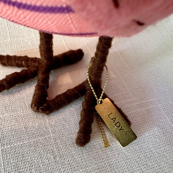 Featherly Friends Lady the Ladybug Fabric Bird - Picture 10 of 11